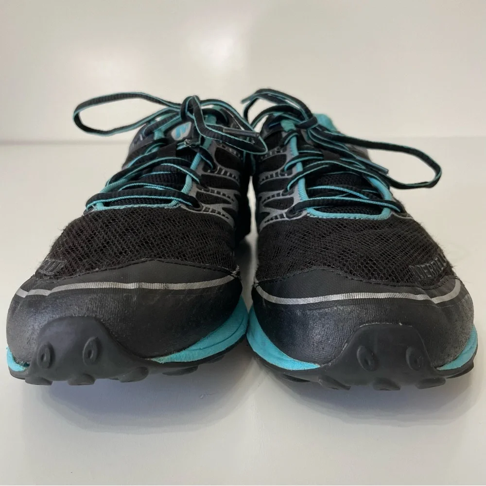 Merrill Mix Master 2 Trail Running Shoes Black Blue Sneakers Mens size 8 Granola